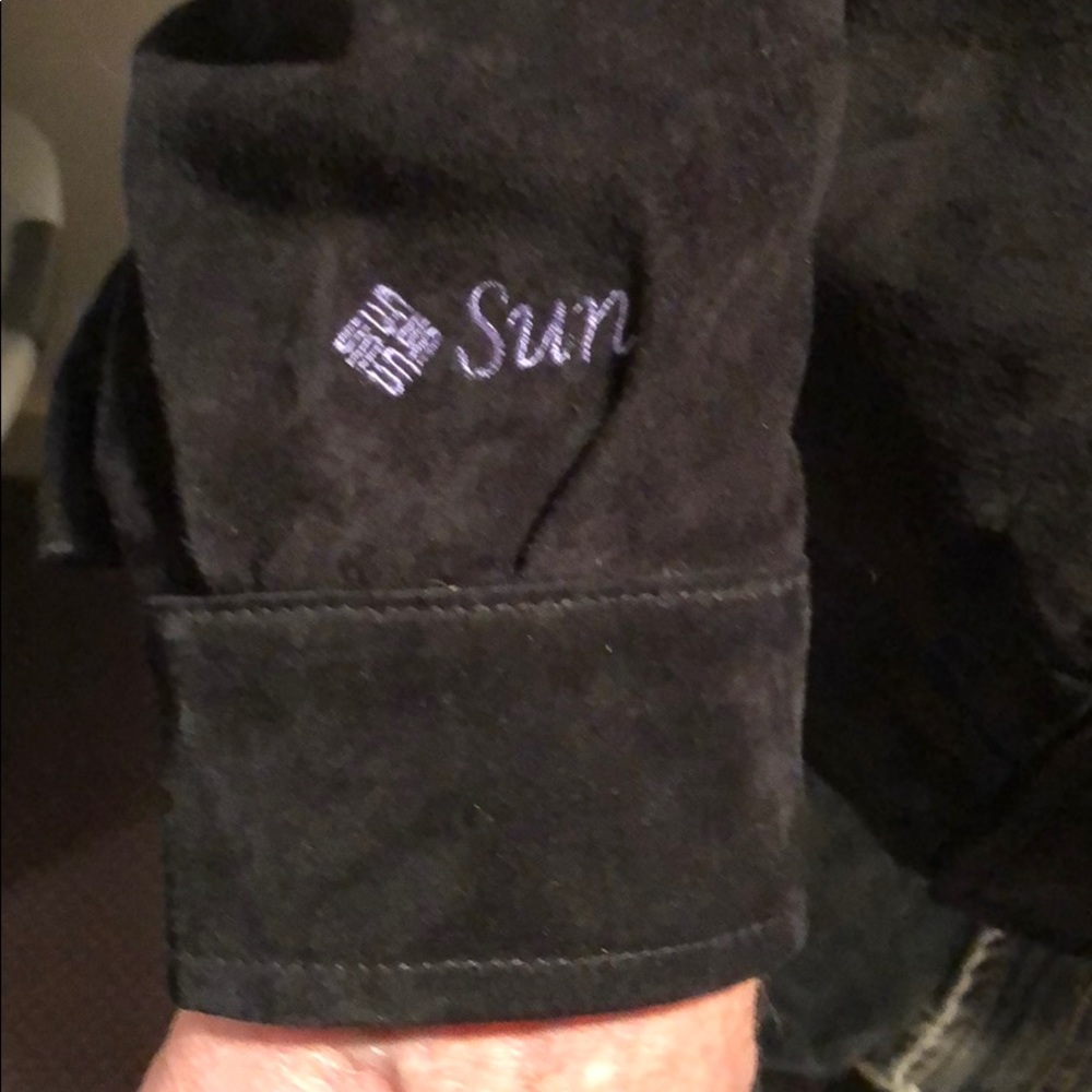 vintage 90s suede JAVA/SUN jacket - Picture 5 of 11